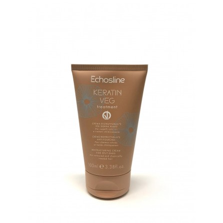 Echosline Keratin Veg Treatment Restructuring Cream Реконструиращ крем с кератин и арган 100ml
